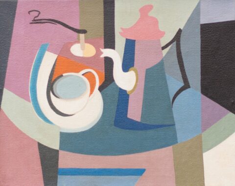 Cubist School Still Life