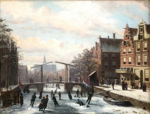 Skating on a Frozen Canal