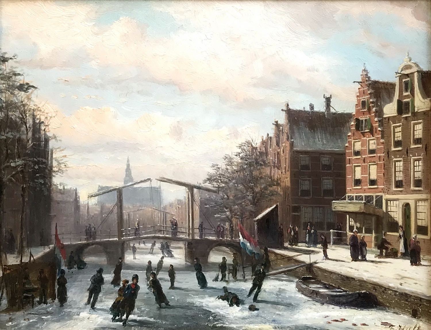 Skating on a Frozen Canal