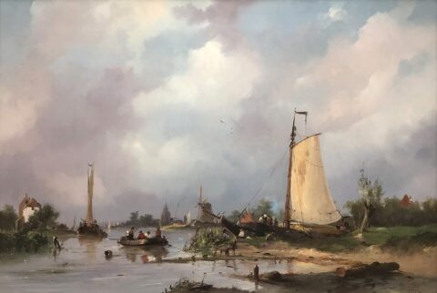 Dutch River Scene