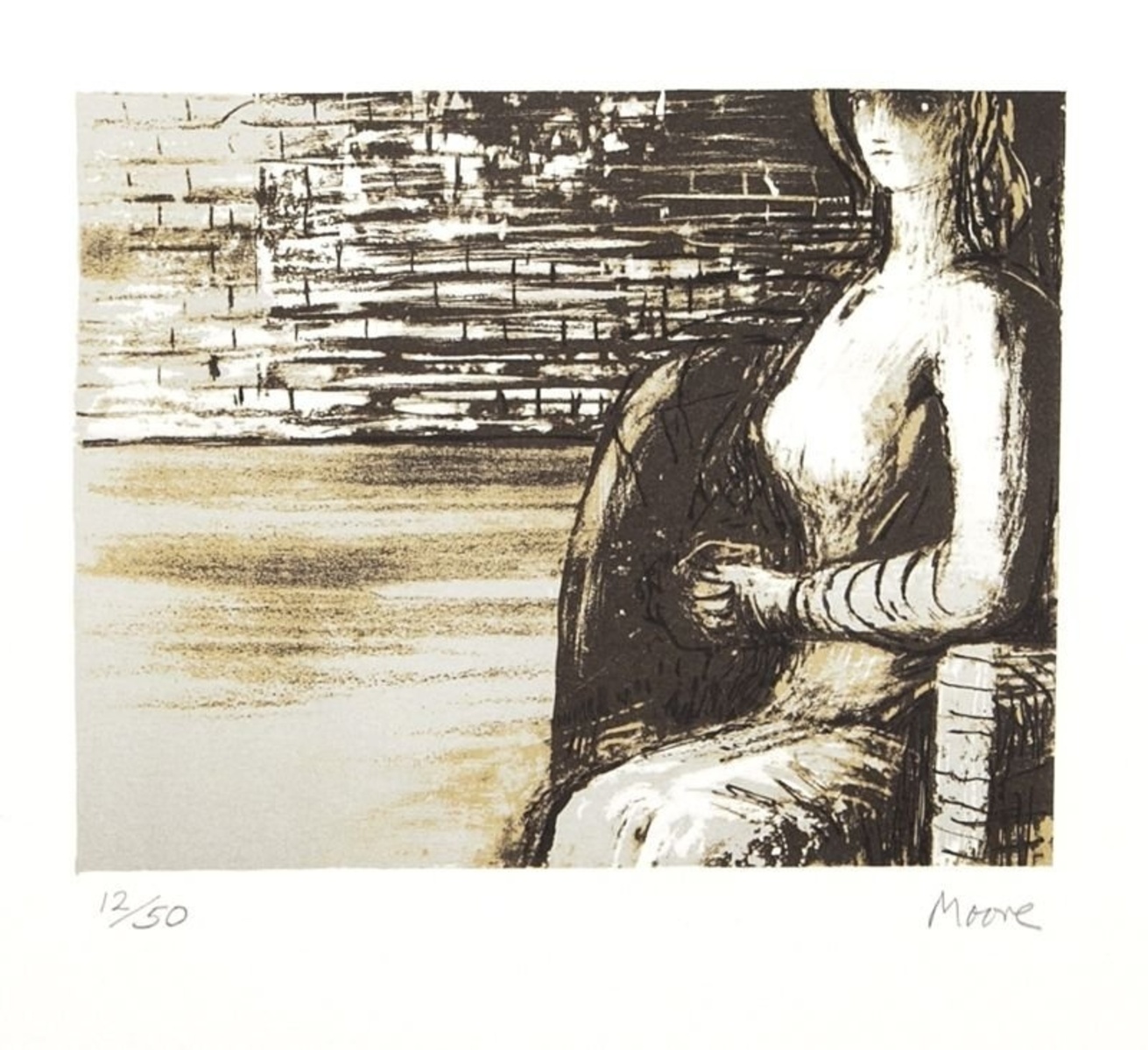 Woman with Clasped Hands