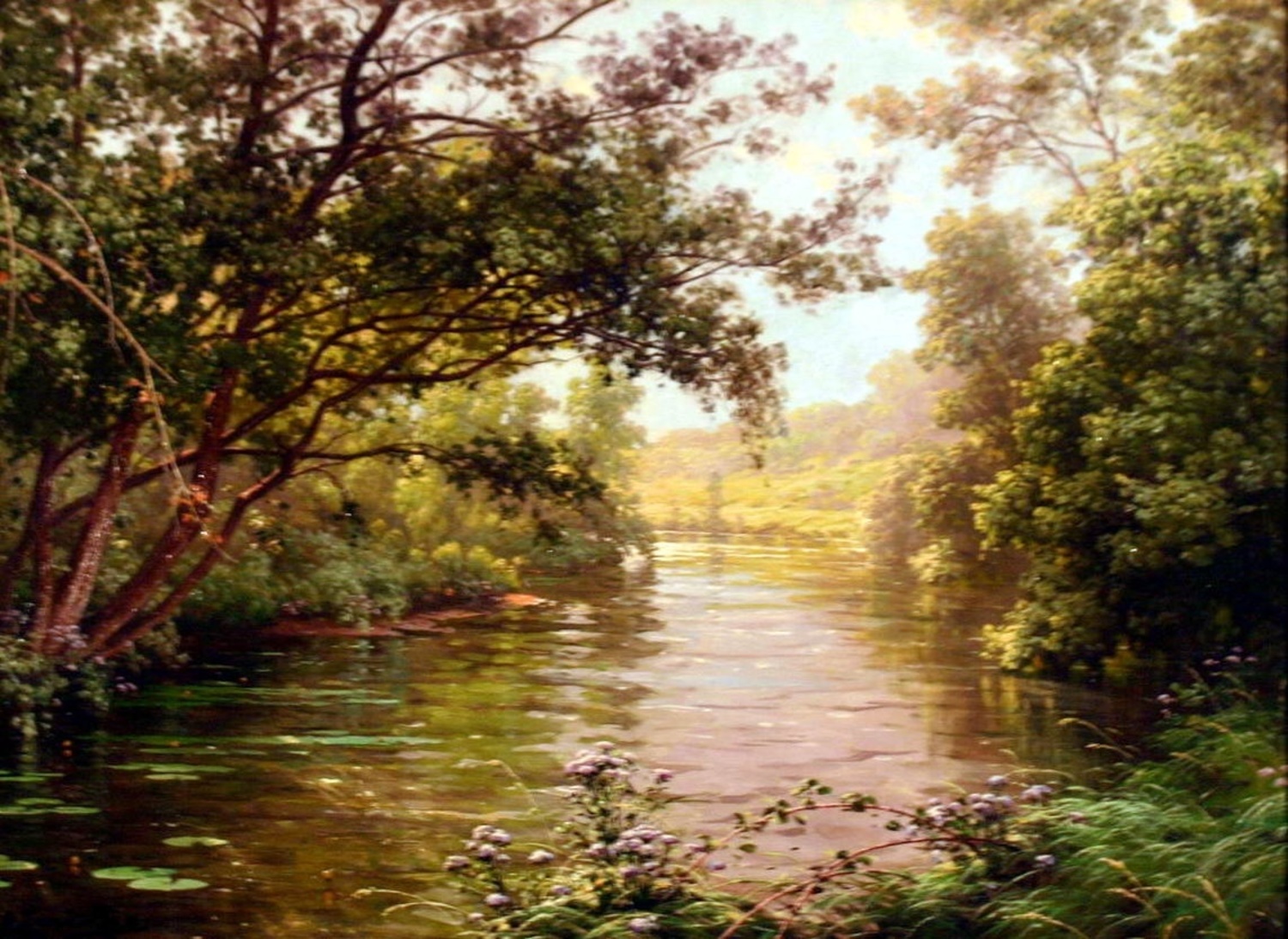 A Wooded River Landscape