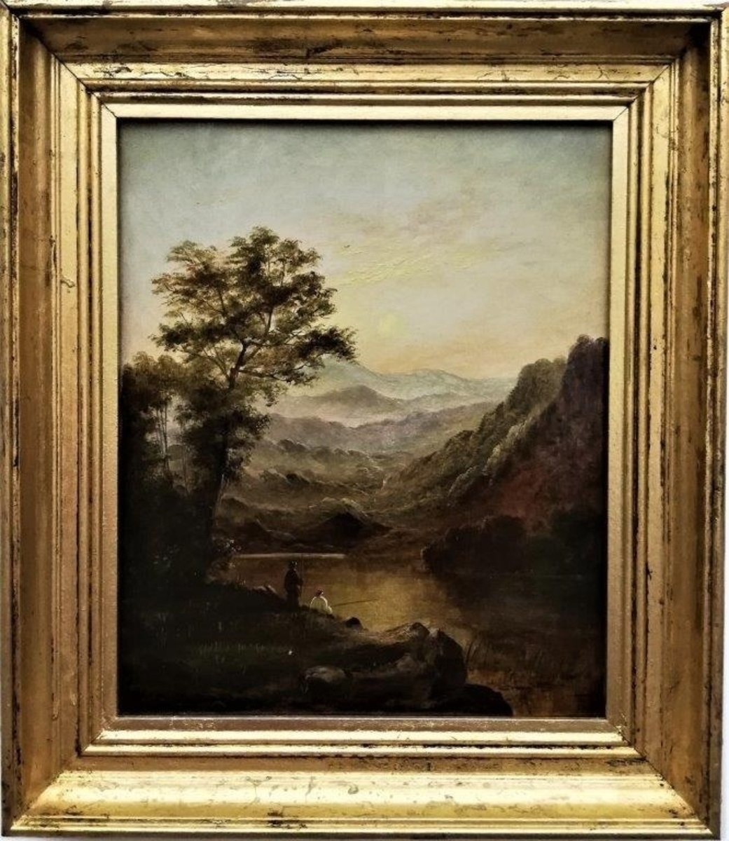 A Mountainous River Landscape