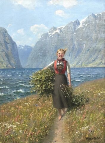 Walking by the Fjord