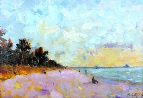 Dusk on the Beach