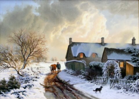 Cottage in Winter, Great Tew