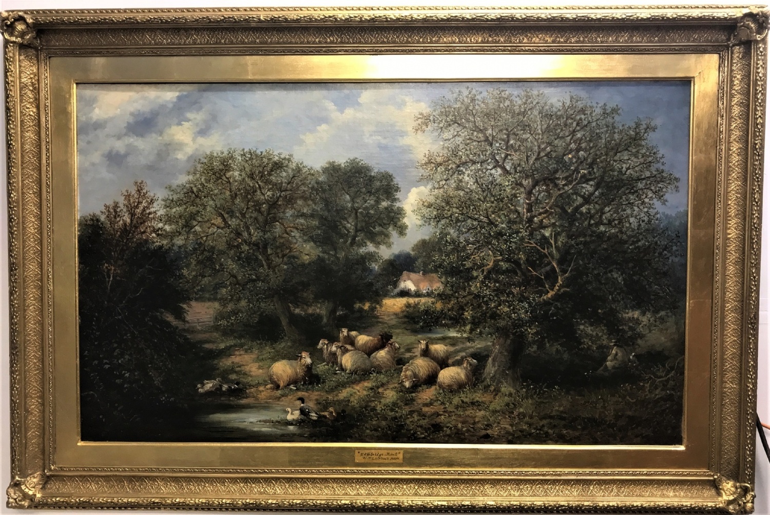 William Meadows - Landscape With Sheep
