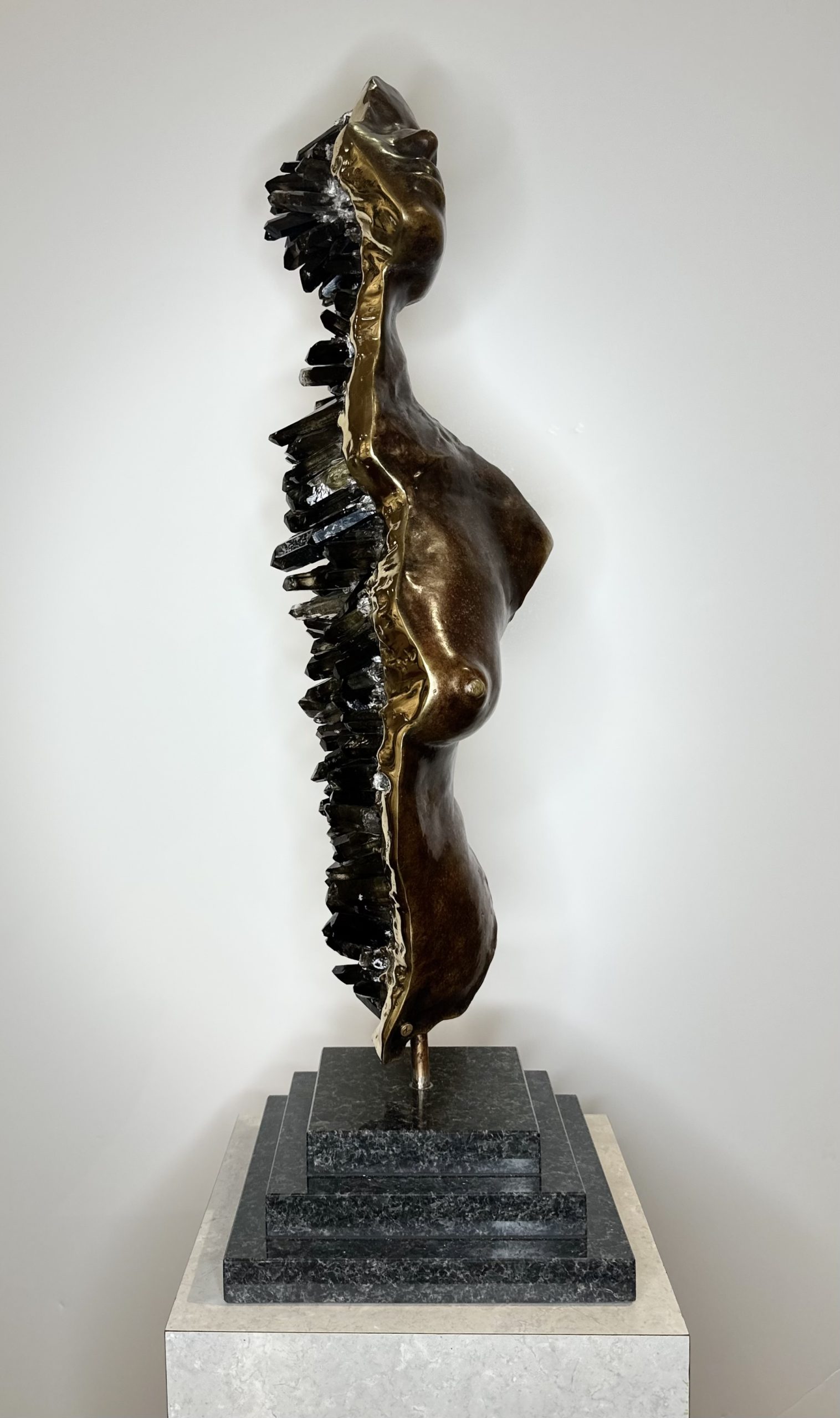 LIMINAL STATE -  Half Torso Bronze Smokey Quartz