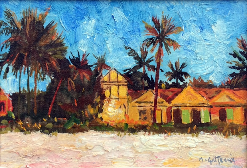 Sun Reflecting In Window, Naples Beach