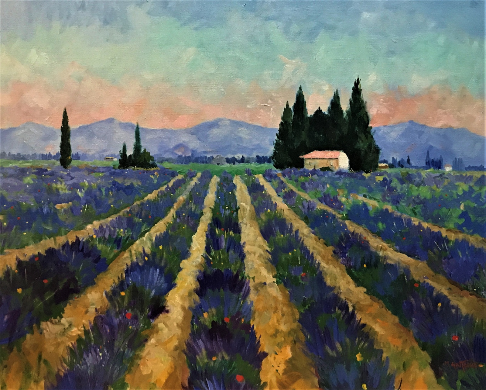 Lavender at Dusk, Provence