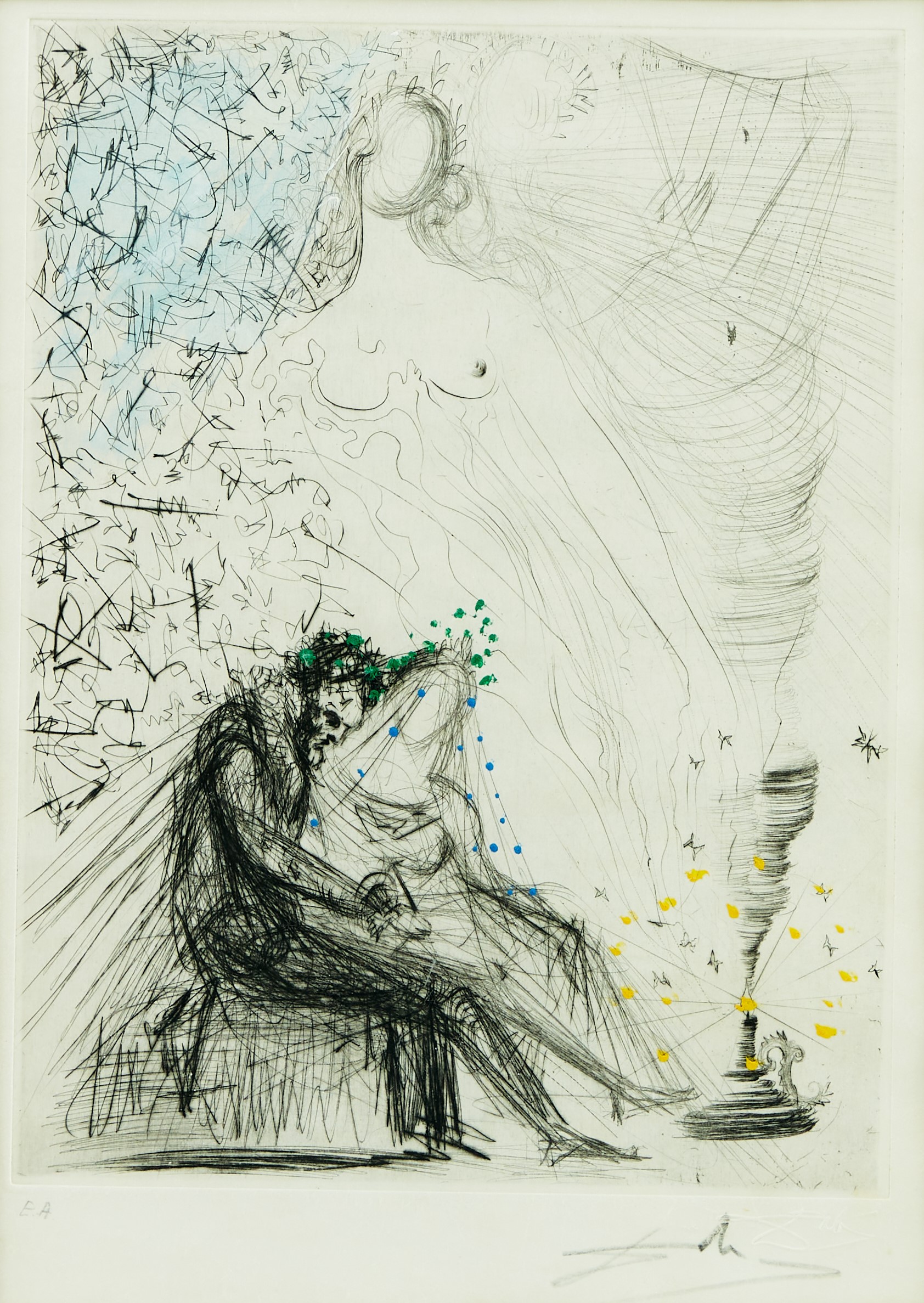 A couple with a candle